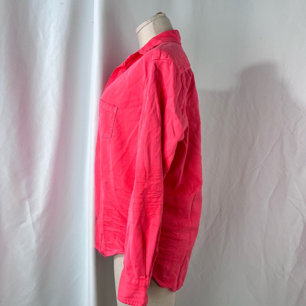 Frank & Eileen ‘Eileen’ bright pink button down - Picture 4 of 5